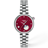 Tissot Desir 29.6mm Red Dial Moonphase Ladies Bracelet Watch - Berry's Jewellers