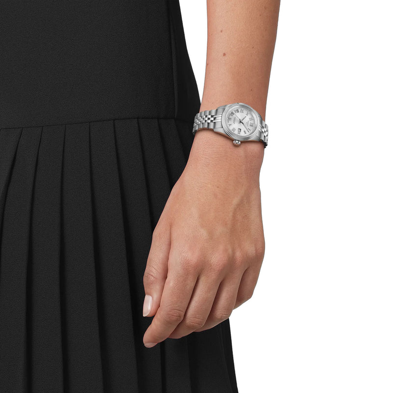 Tissot Ballade 30mm Silver Dial Ladies Bracelet Watch - Berry's Jewellers