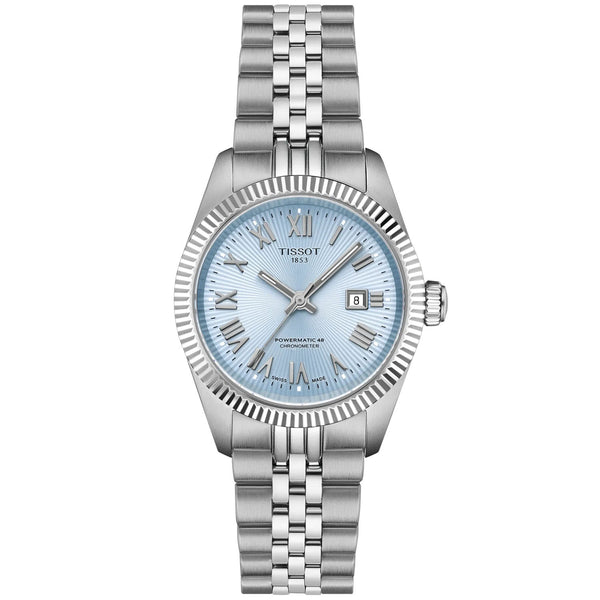 Tissot Ballade 30mm Ice Blue Dial Ladies Bracelet Watch - Berry's Jewellers