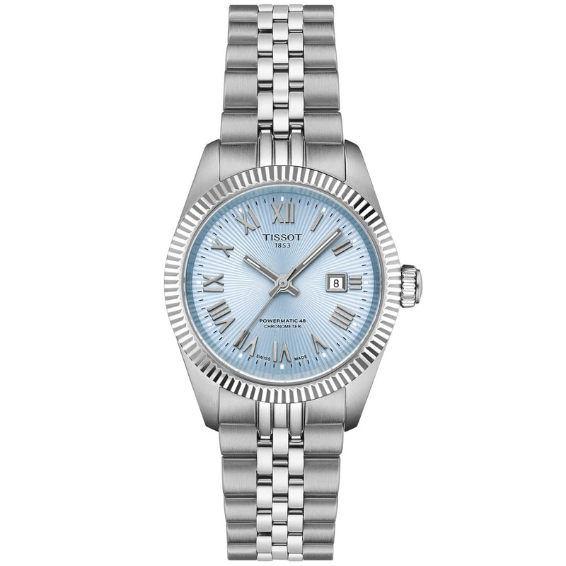 Tissot Ballade 30mm Ice Blue Dial Ladies Bracelet Watch - Berry's Jewellers