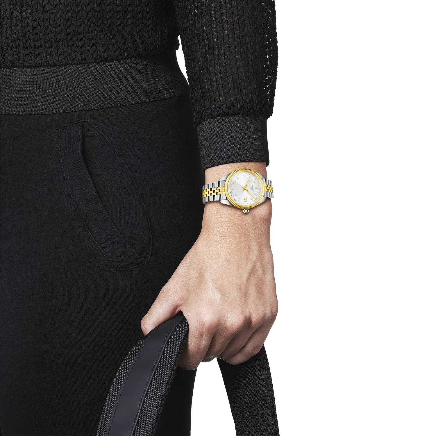 Tissot Ballade 34mm Silver Dial Two-Tone Bracelet Watch - Berry's Jewellers