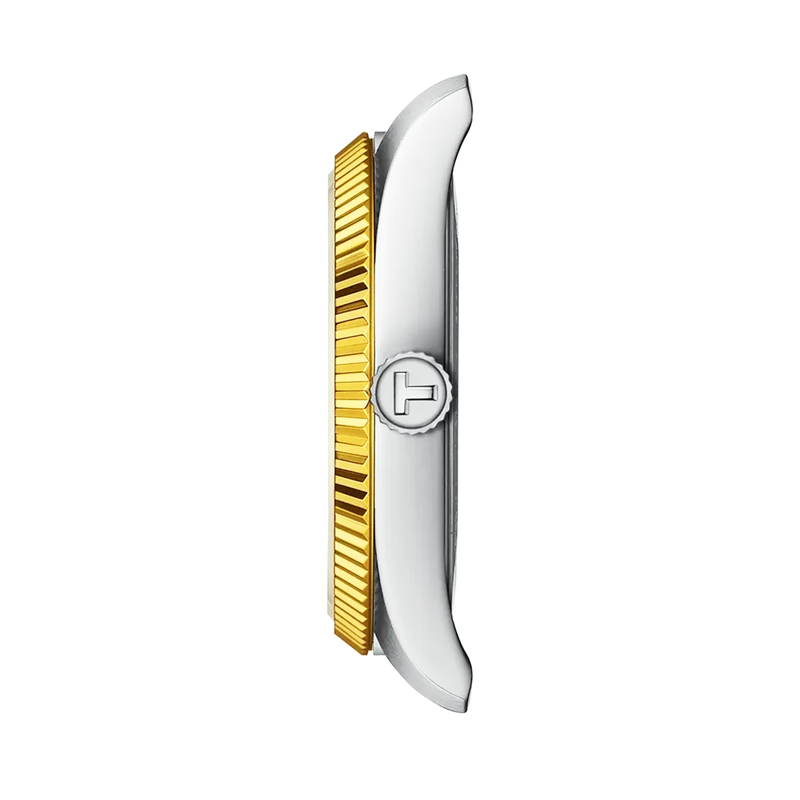Tissot Ballade 34mm Silver Dial Two-Tone Bracelet Watch - Berry's Jewellers