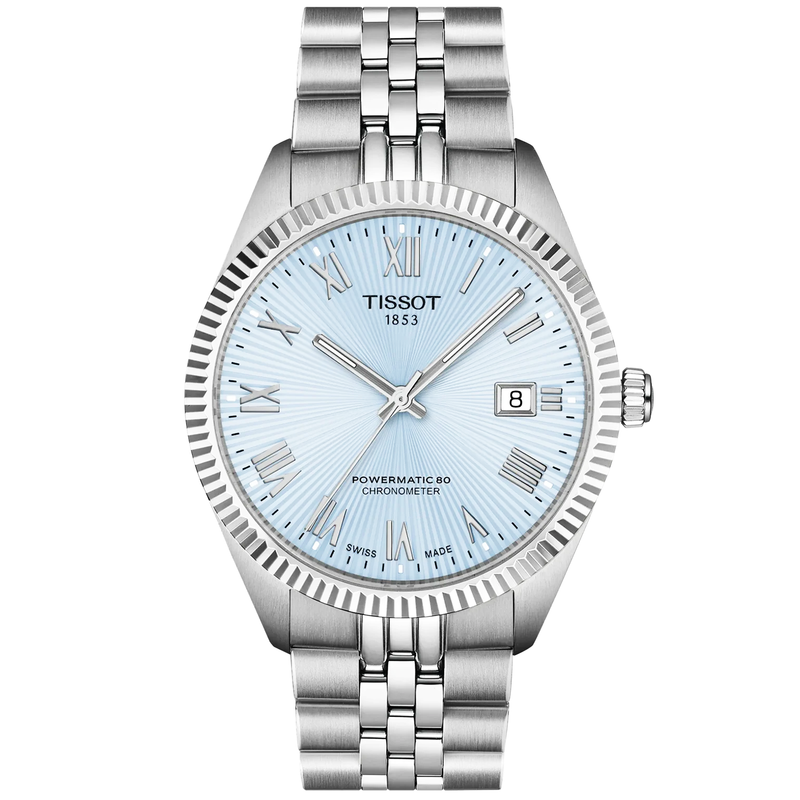 Ballade 39mm Ice Blue Dial Steel Bracelet Automatic Watch
