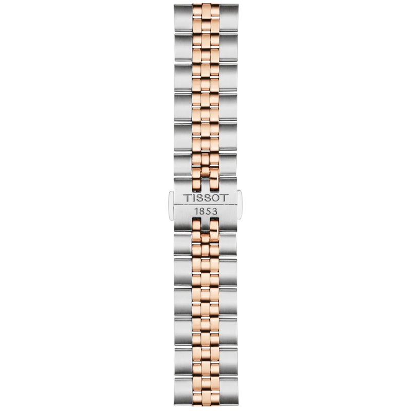 Tissot Ballade 40mm Brown Dial Two-Tone Bracelet Mens Watch - Berry's Jewellers