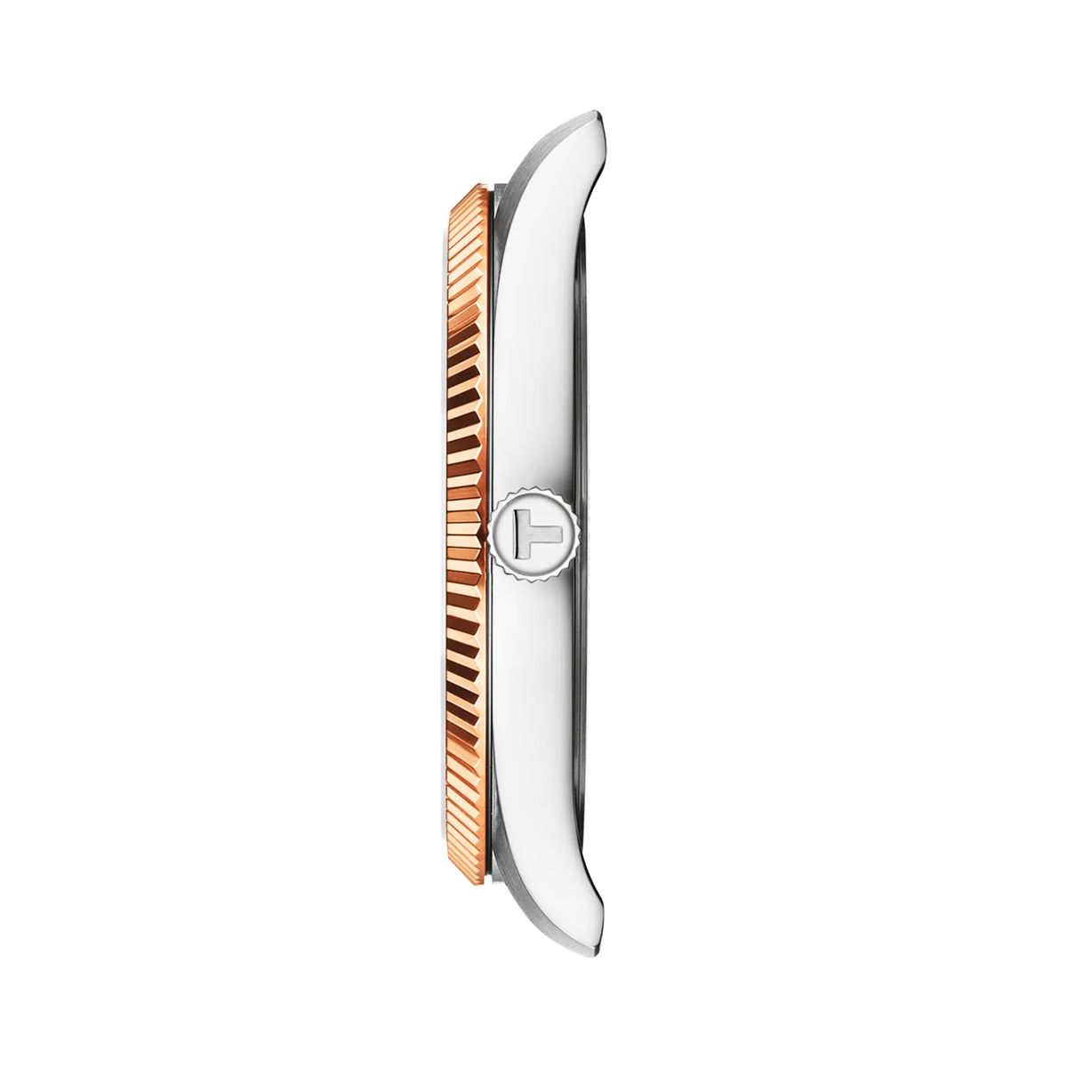 Tissot Ballade 40mm Brown Dial Two-Tone Bracelet Mens Watch - Berry's Jewellers