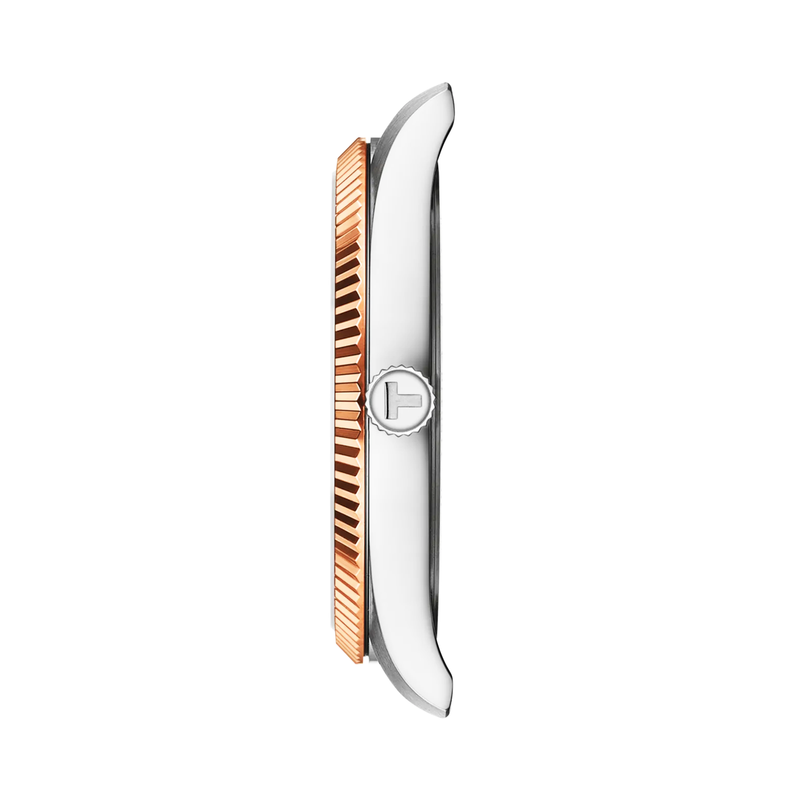 Tissot Ballade 40mm Brown Dial Two-Tone Bracelet Mens Watch - Berry's Jewellers