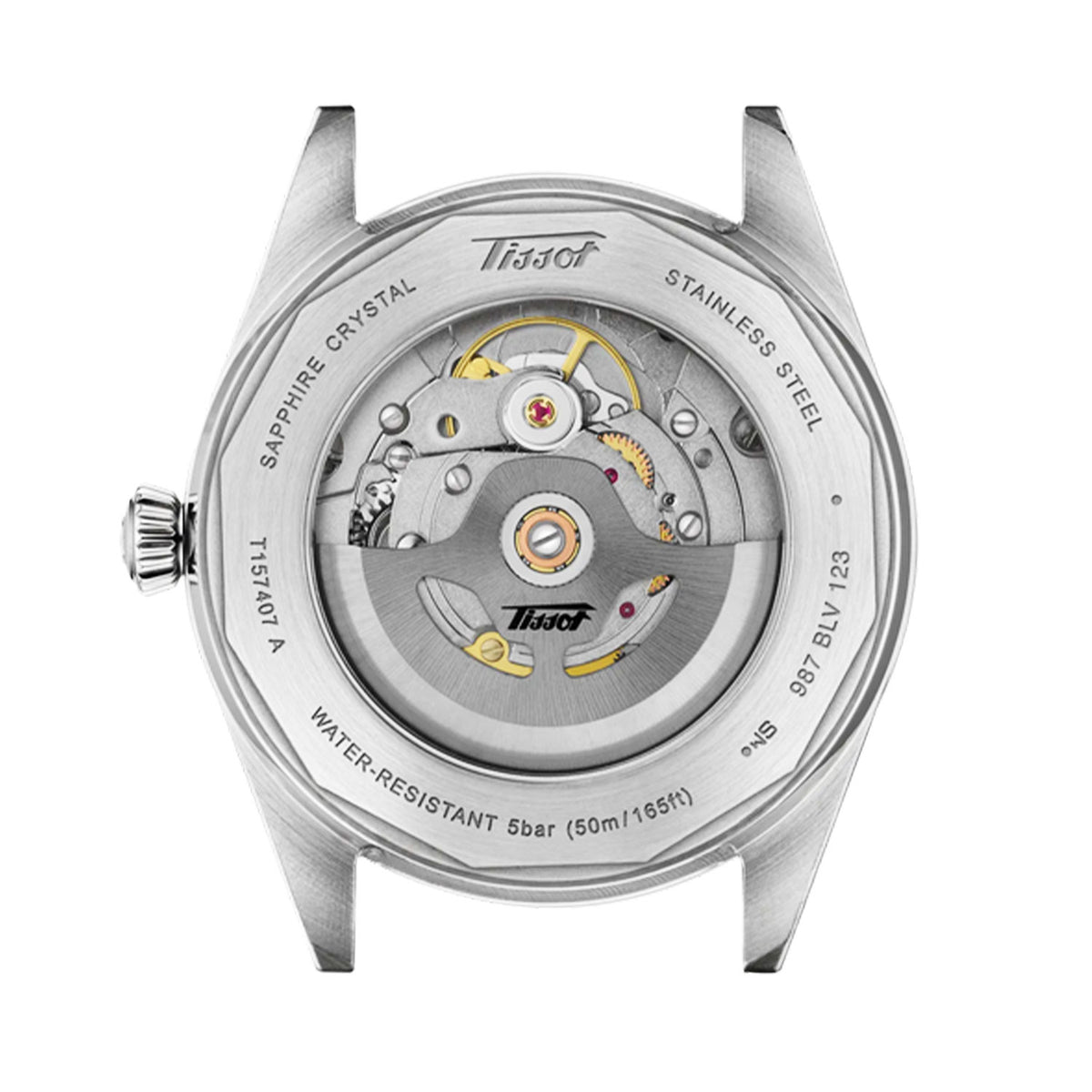 Tissot Visodate 39mm Black Dial Steel Bracelet Mens Automatic Watch - Berry's Jewellers