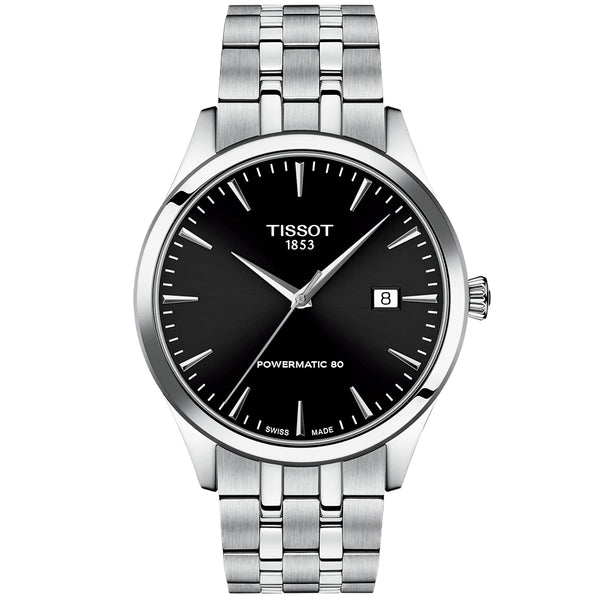 Tissot Classic Dream 40mm Black Dial Automatic Bracelet Watch - Berry's Jewellers