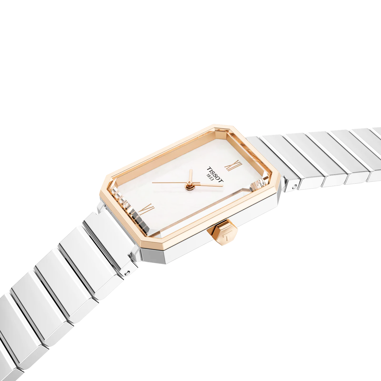 Tissot SRV 30mm Mother of Pearl Dial Two-Tone Bracelet Ladies Watch - Berry's Jewellers