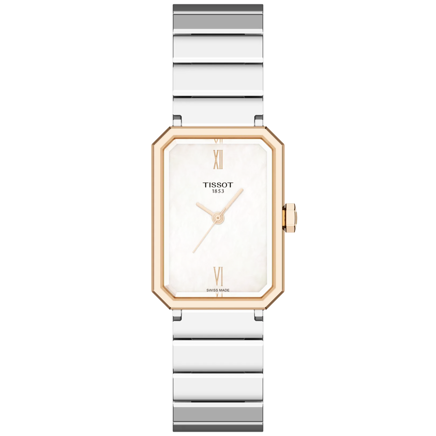 Tissot SRV 30mm Mother of Pearl Dial Two-Tone Bracelet Ladies Watch - Berry's Jewellers