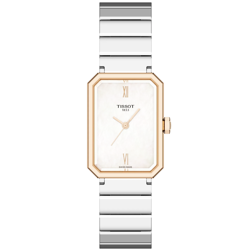 Tissot SRV 30mm Mother of Pearl Dial Two-Tone Bracelet Ladies Watch - Berry's Jewellers