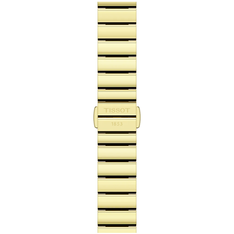Tissot SRV 30mm Mother of Pearl Dial Yellow PVD Bracelet Ladies Watch - Berry's Jewellers