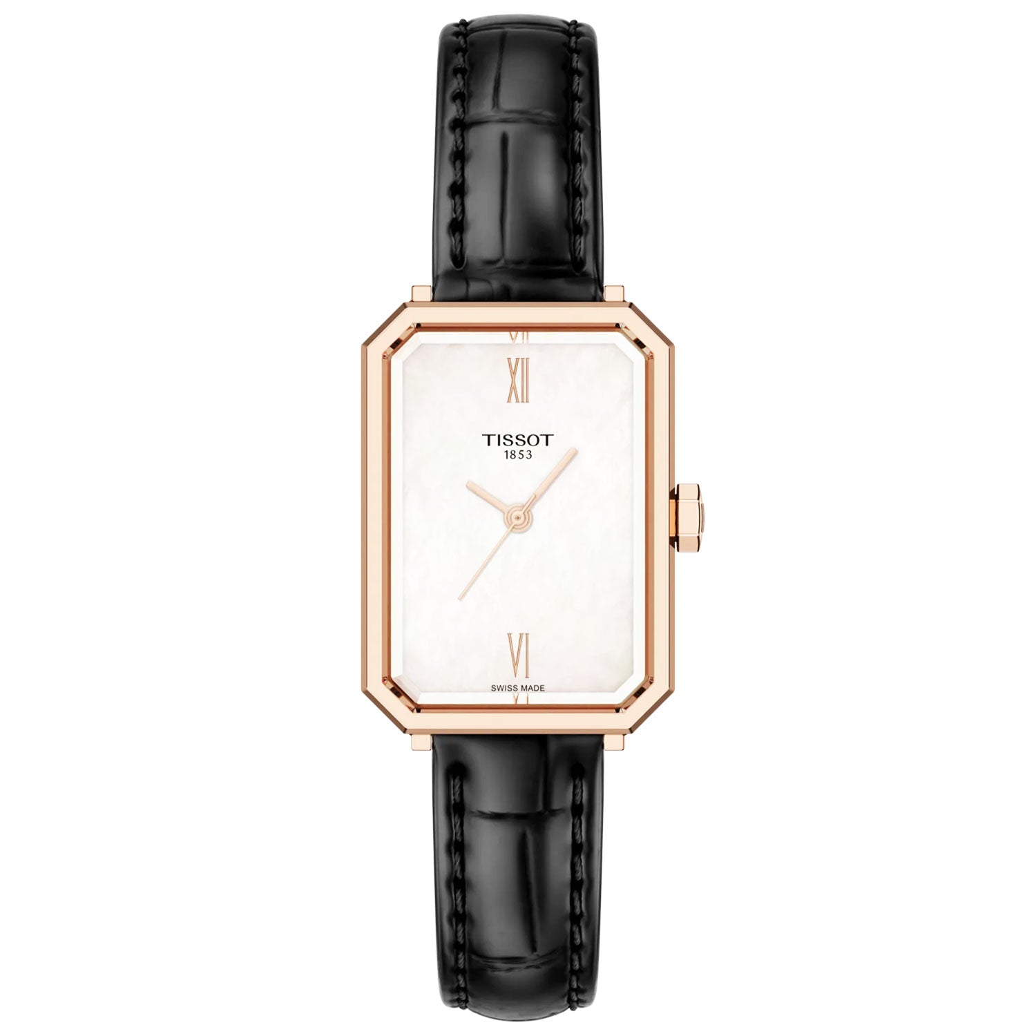Tissot SRV 30mm Mother of Pearl Dial Rose Gold PVD Strap Ladies Watch - Berry's Jewellers