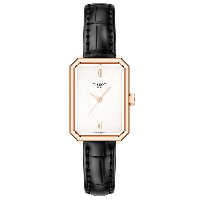 Tissot SRV 30mm Mother of Pearl Dial Rose Gold PVD Strap Ladies Watch - Berry's Jewellers