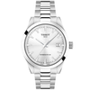 Tissot Gentleman 38mm Silver Dial Steel Bracelet Mens Automatic Watch - Berry's Jewellers