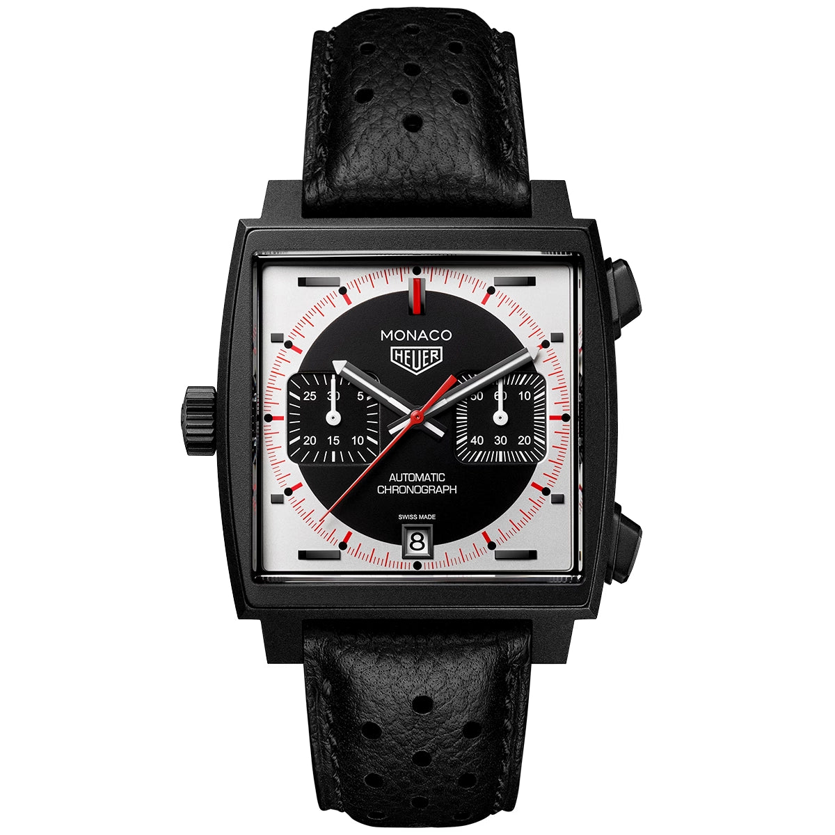 TAG Heuer Monaco 39mm Limited Edition Stopwatch Chronograph Watch - Berry's Jewellers