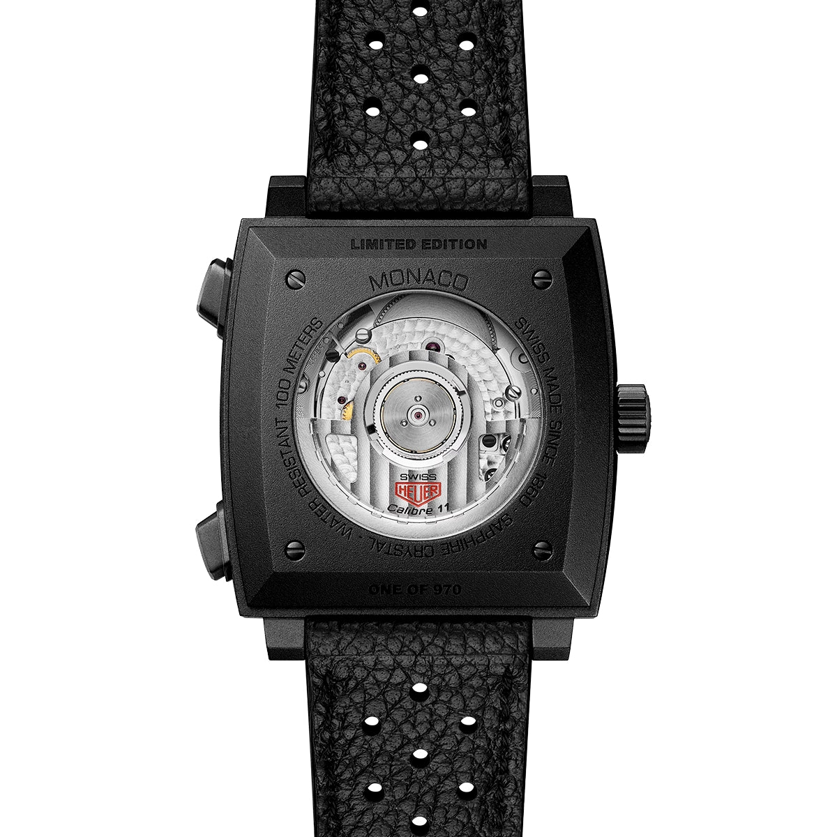 TAG Heuer Monaco 39mm Limited Edition Stopwatch Chronograph Watch - Berry's Jewellers