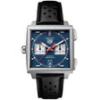 TAG Heuer Monaco Chronograph 39mm Titanium Blue Dial Automatic Strap Watch - Berry's Jewellers