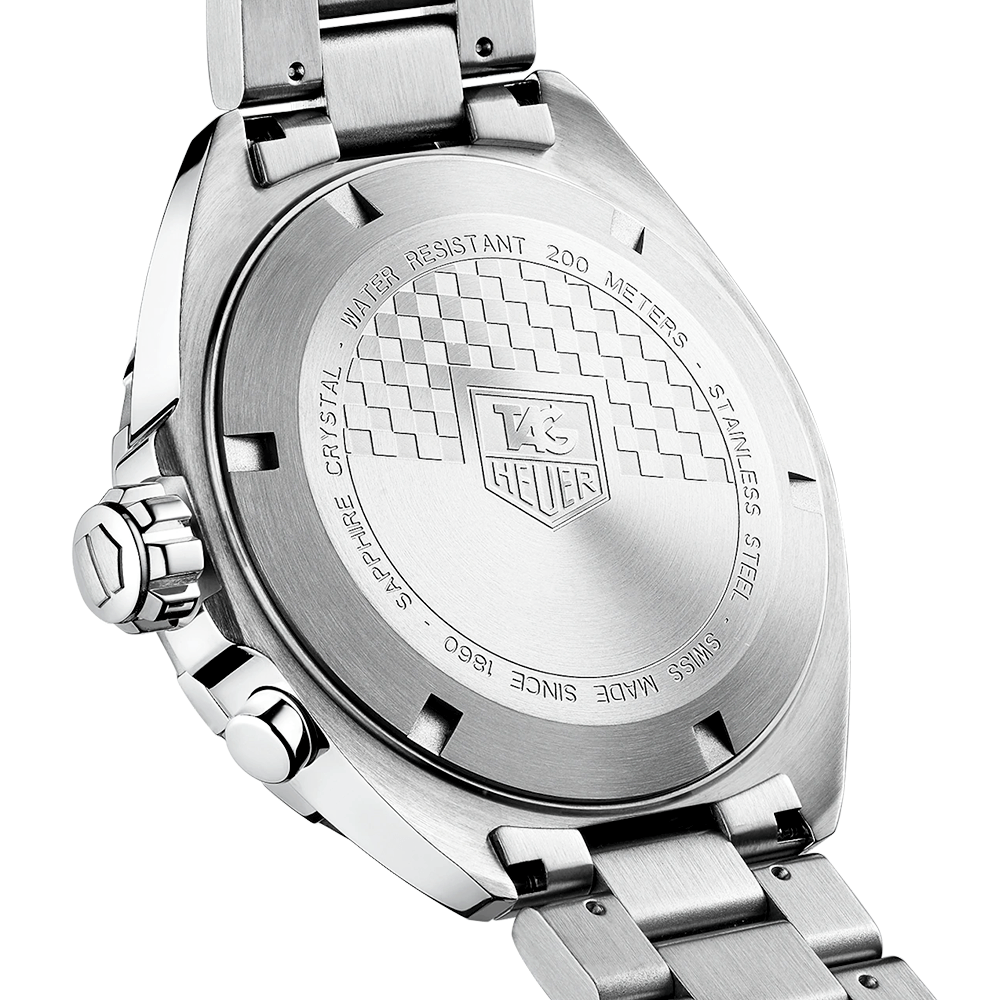 Formula 1 Date Alarm 41mm Black Dial Mens Bracelet Watch