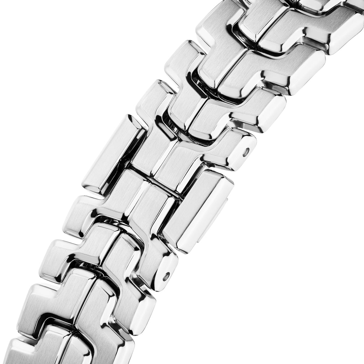 Link Date 32mm White Mother of Pearl Dial Ladies Watch