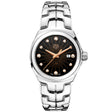 TAG Heuer Link Date 32mm Black & Rose Diamond Dial Ladies Bracelet Watch - Berry's Jewellers