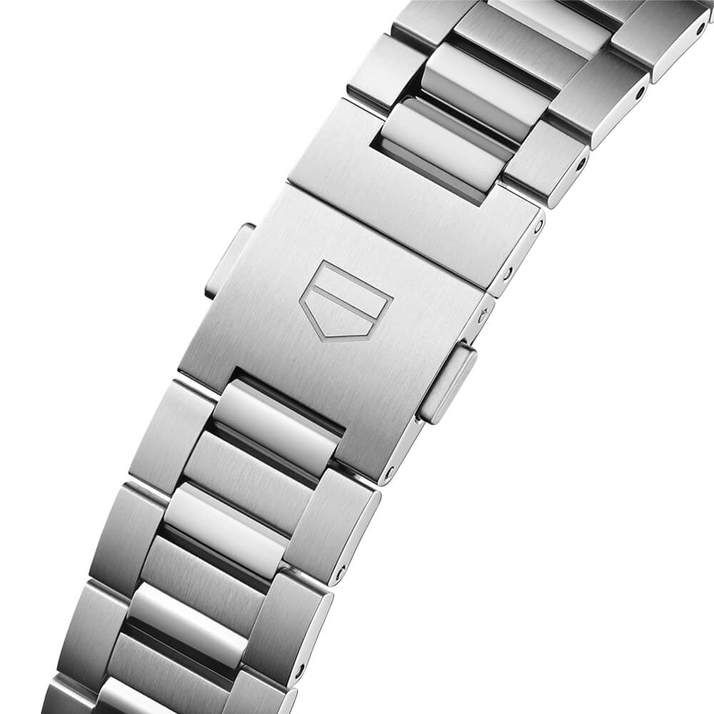 Carrera 39mm Silver Dial Mens Automatic Bracelet Watch