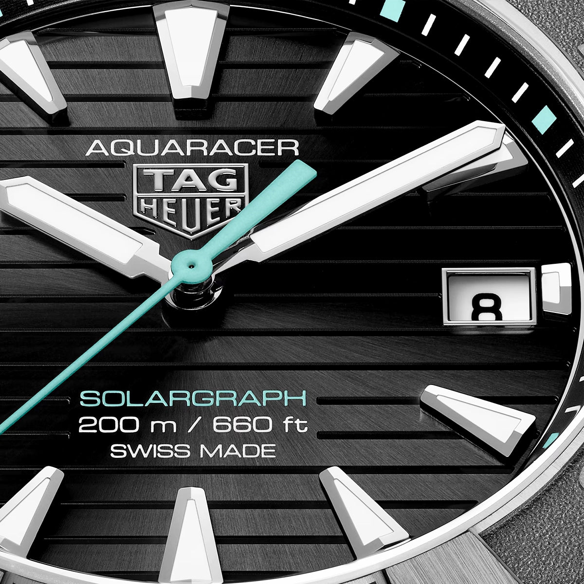 Aquaracer Professional 200 Solargraph 40mm Titanium Bracelet Watch