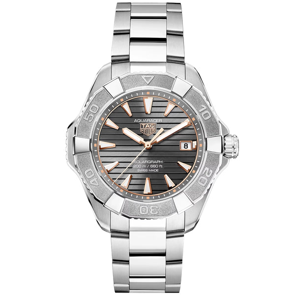 Aquaracer Professional 200 Solargraph Titanium Mens Bracelet Watch