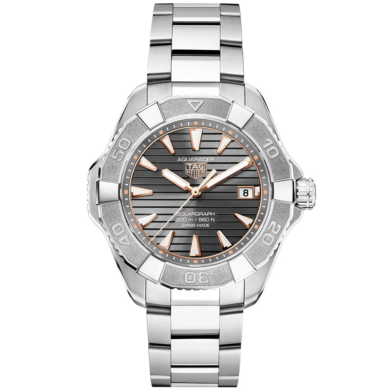 Aquaracer Professional 200 Solargraph Titanium Mens Bracelet Watch