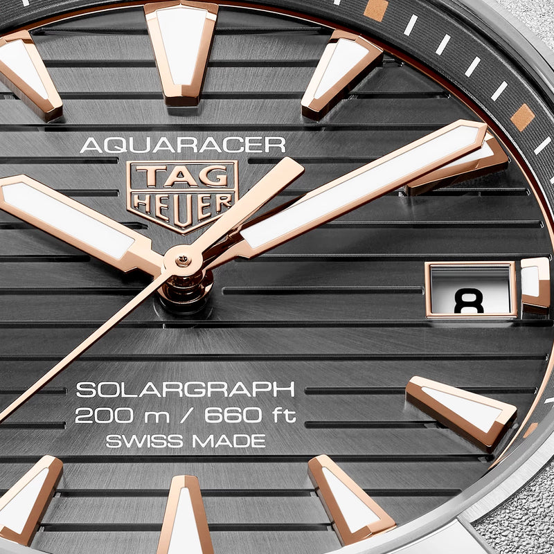 Aquaracer Professional 200 Solargraph Titanium Mens Bracelet Watch