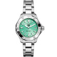 TAG Heuer Aquaracer Professional 200 Solargraph 34mm Turquoise Dial Watch - Berry's Jewellers