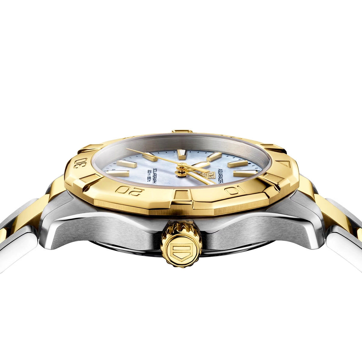Aquaracer Professional 200 Solargraph Two-Tone Ladies Watch