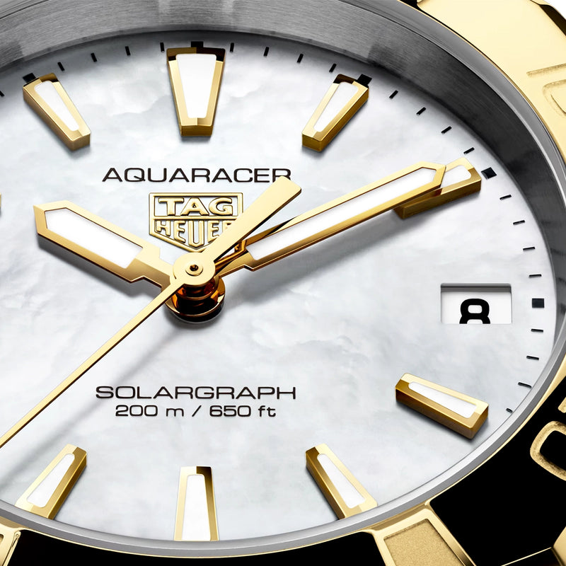 Aquaracer Professional 200 Solargraph Two-Tone Ladies Watch