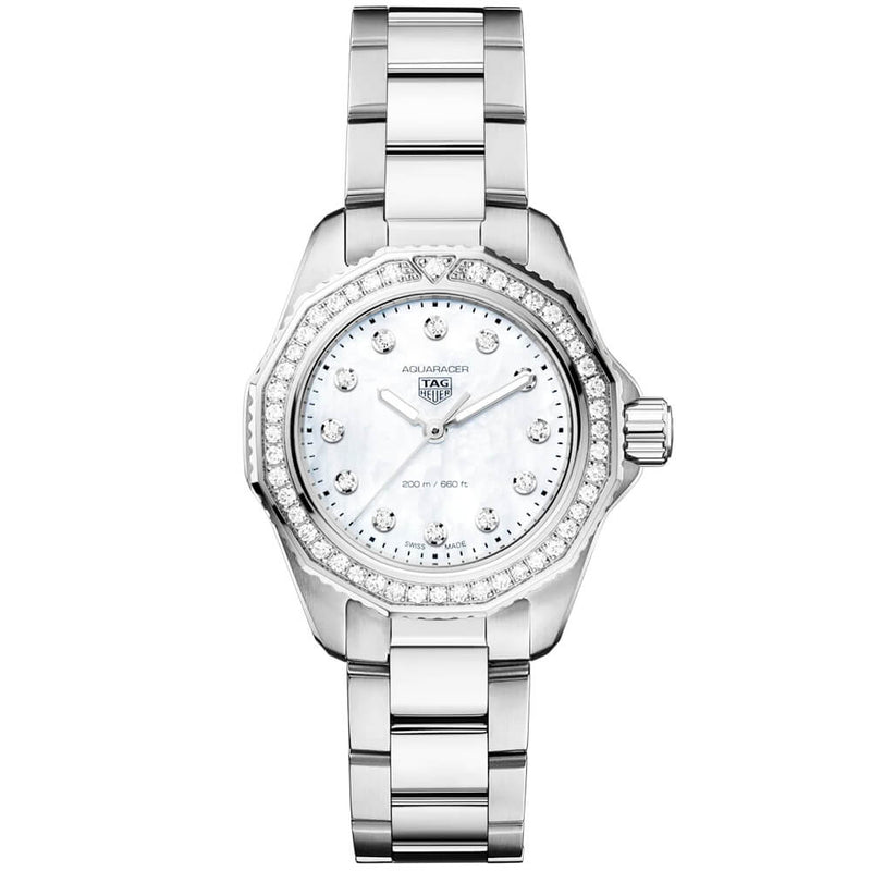 Aquaracer Professional 200 30mm Diamond Set Ladies Watch