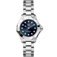 Aquaracer Professional 100 Solargraph 28mm Blue Diamond Dial Watch
