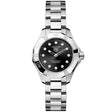 Aquaracer Professional 100 Solargraph 28mm Black Diamond Dial Watch