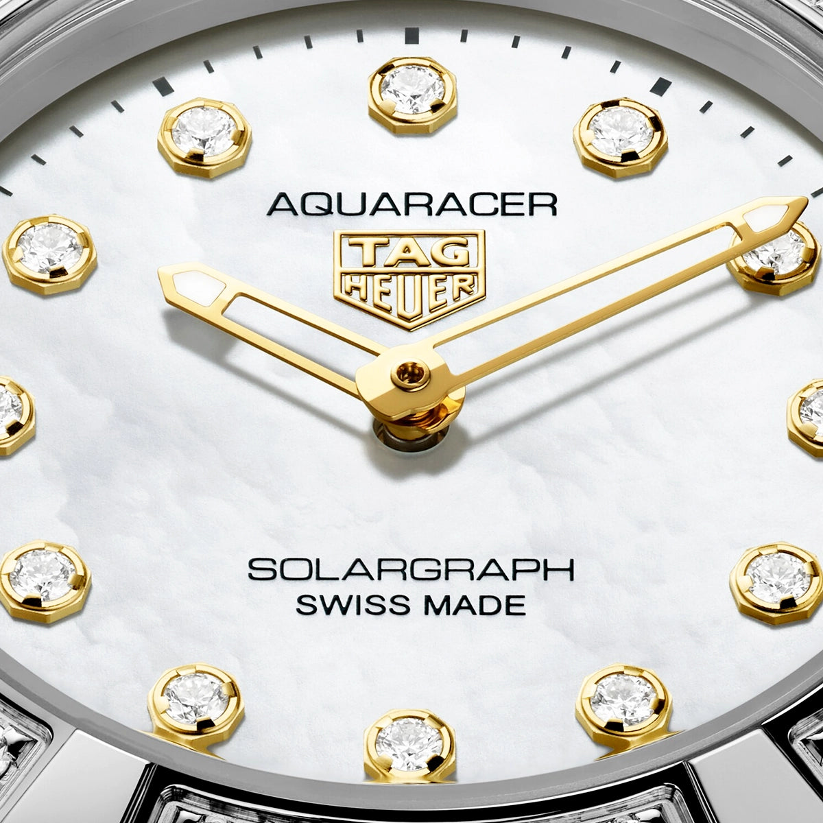 Aquaracer Professional 100 Solargraph 28mm Diamond Set Watch