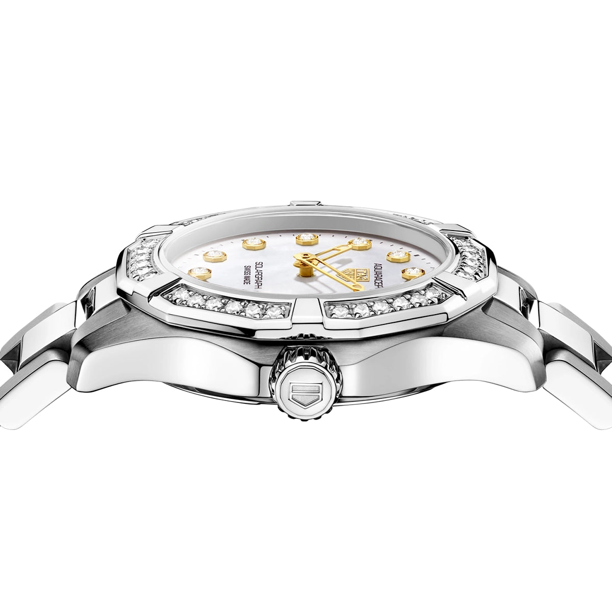 Aquaracer Professional 100 Solargraph 28mm Diamond Set Watch
