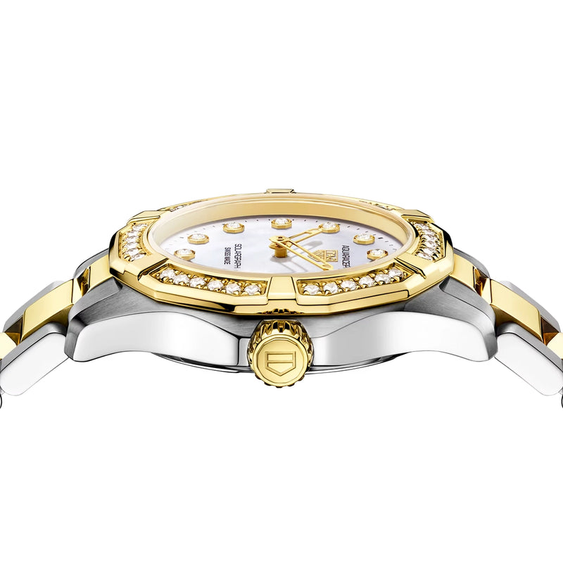 Aquaracer Professional 100 Solargraph 28mm Diamond Set Ladies Watch
