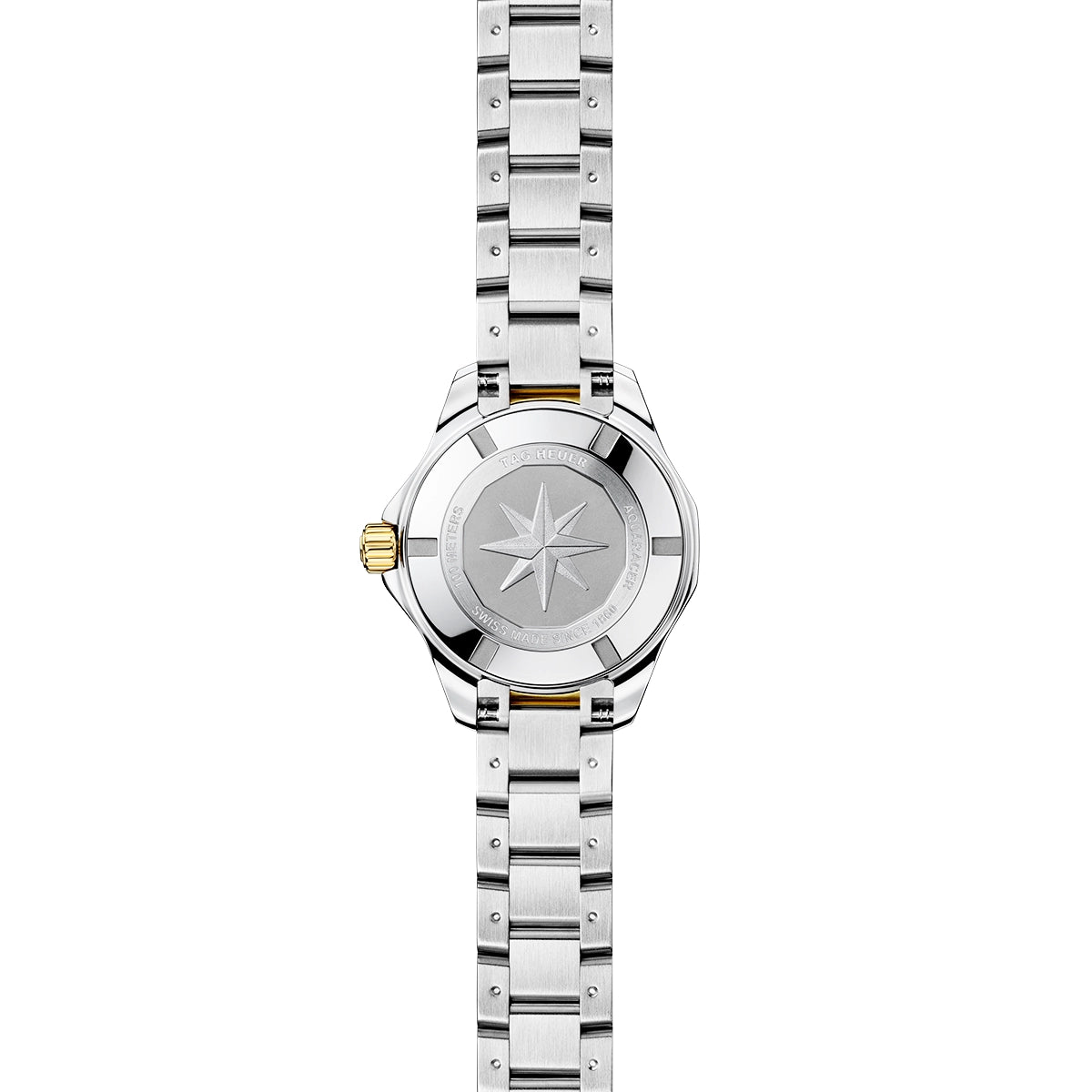 Aquaracer Professional 100 Solargraph 28mm Diamond Set Two-Tone Watch