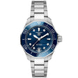 TAG Heuer Aquaracer 36mm Blue Diamond Dial Automatic Bracelet Watch - Berry's Jewellers
