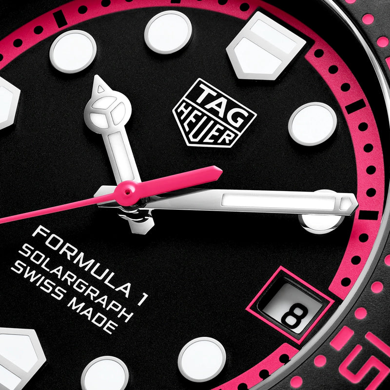 Formula 1 Solargraph 38mm Black/Pink Limited Edition Watch