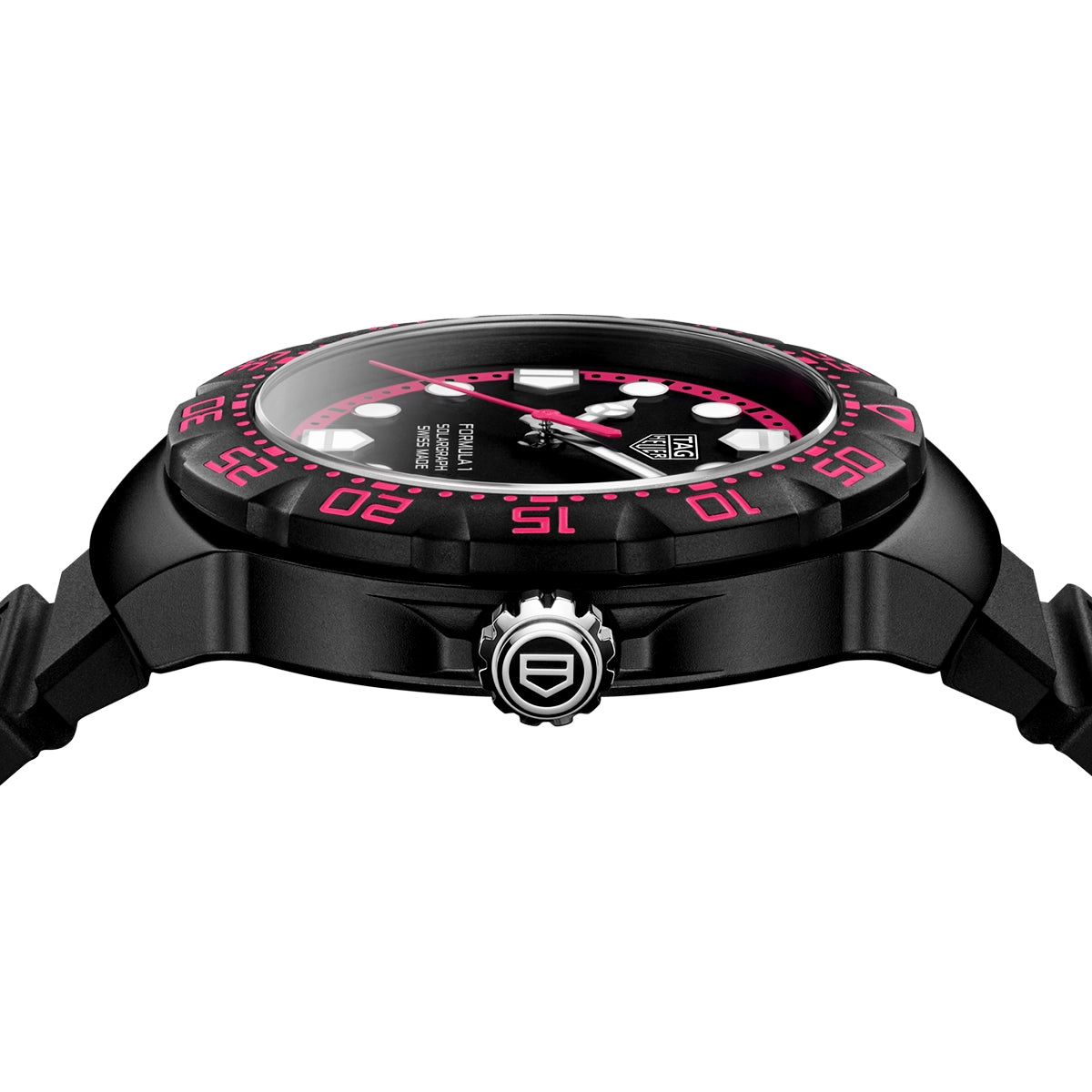 Formula 1 Solargraph 38mm Black/Pink Limited Edition Watch