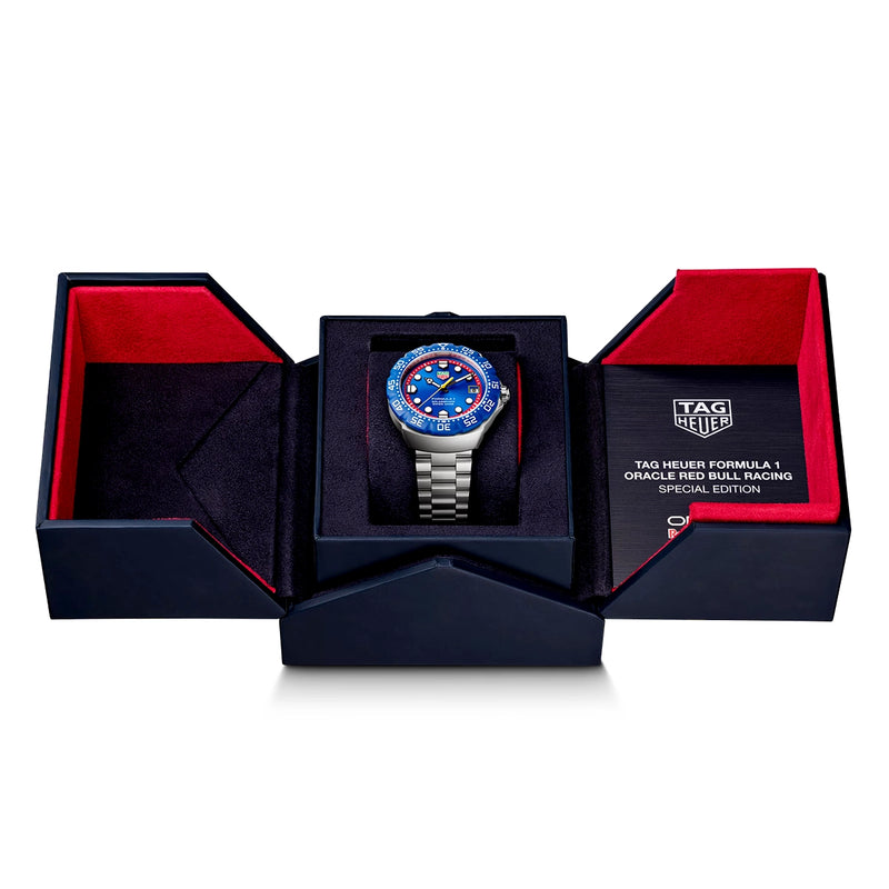 TAG Heuer Formula 1 Solargraph x Oracle Red Bull Special Edition Mens Bracelet Watch - Berry's Jewellers