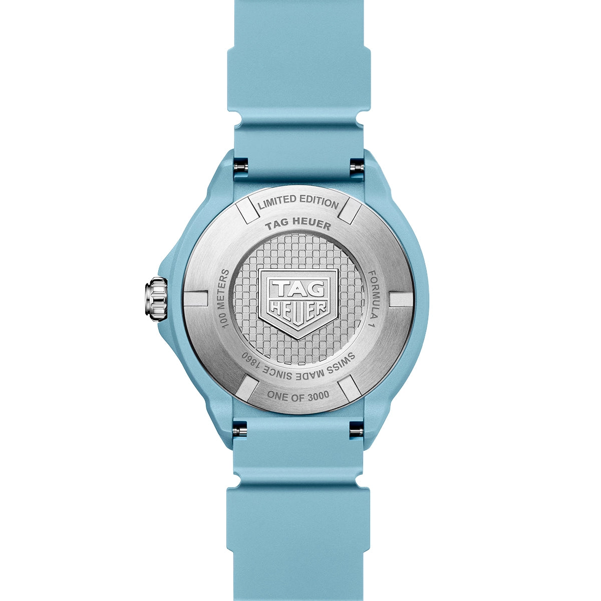 TAG Heuer Formula 1 Solargraph 38mm Pastel Blue Limited Edition Watch - Berry's Jewellers