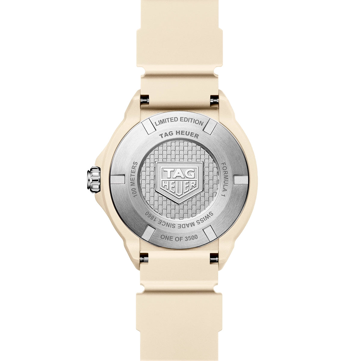 TAG Heuer Formula 1 Solargraph 38mm Pastel Beige Limited Edition Watch - Berry's Jewellers