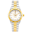 TAG Heuer Aquaracer 32mm Two-Tone Diamond Dial Ladies Watch (2015)