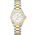 Aquaracer 27mm Two-Tone White Mother of Pearl Dial Watch