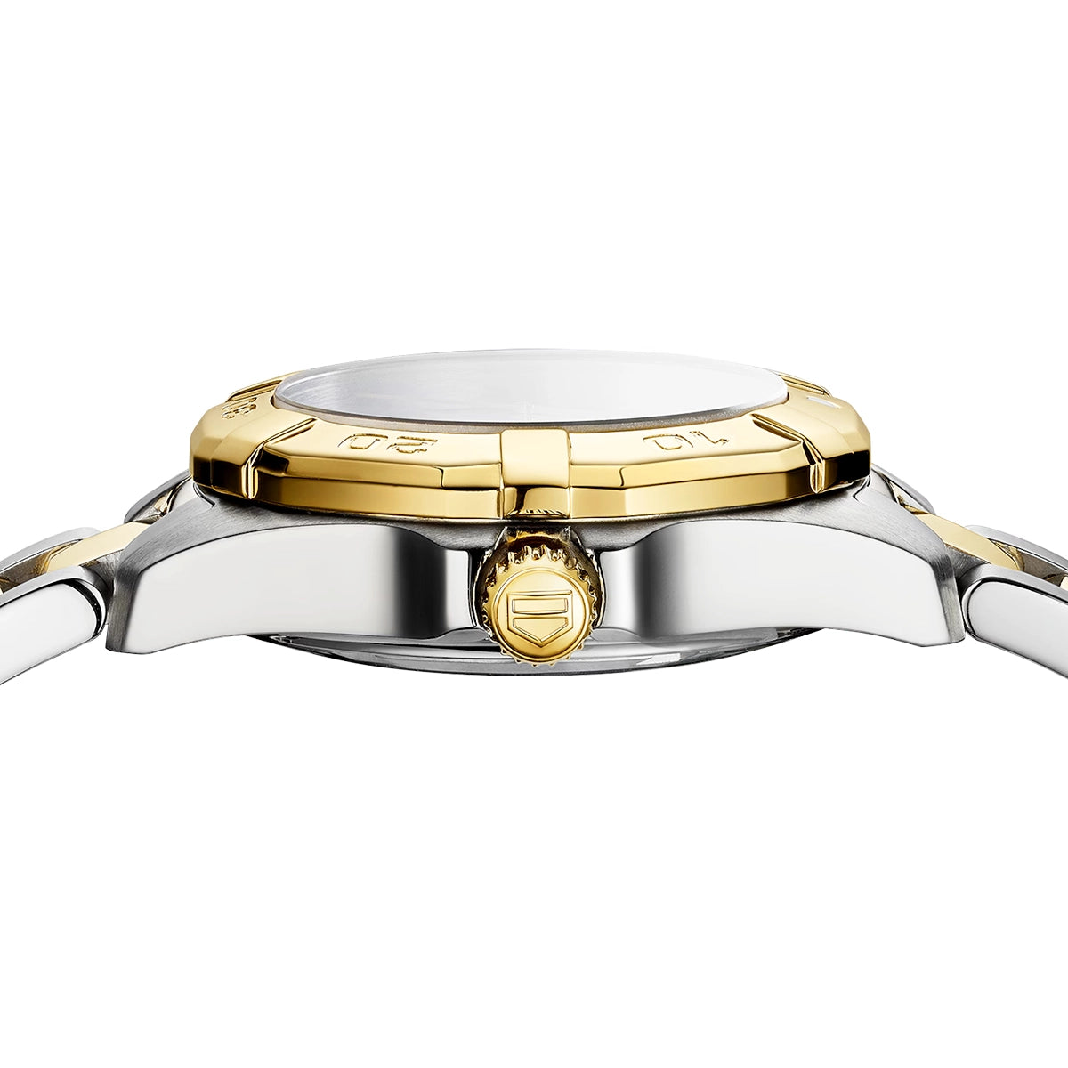 Aquaracer 27mm Two-Tone White Mother of Pearl Dial Watch