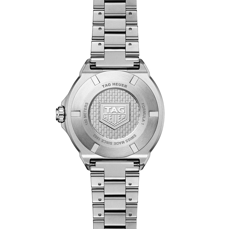 Formula 1 Solargraph 38mm White Dial & Green Bezel Mens Watch